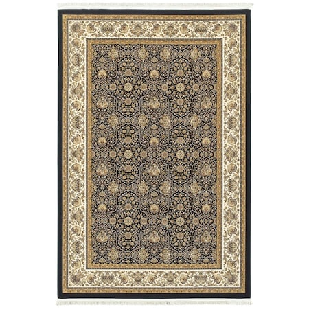 Oriental Weavers 9 Ft. 10 In. X 12 Ft. 10 In. Masterpiece Traditional Area Rug, Navy M1331B300390ST